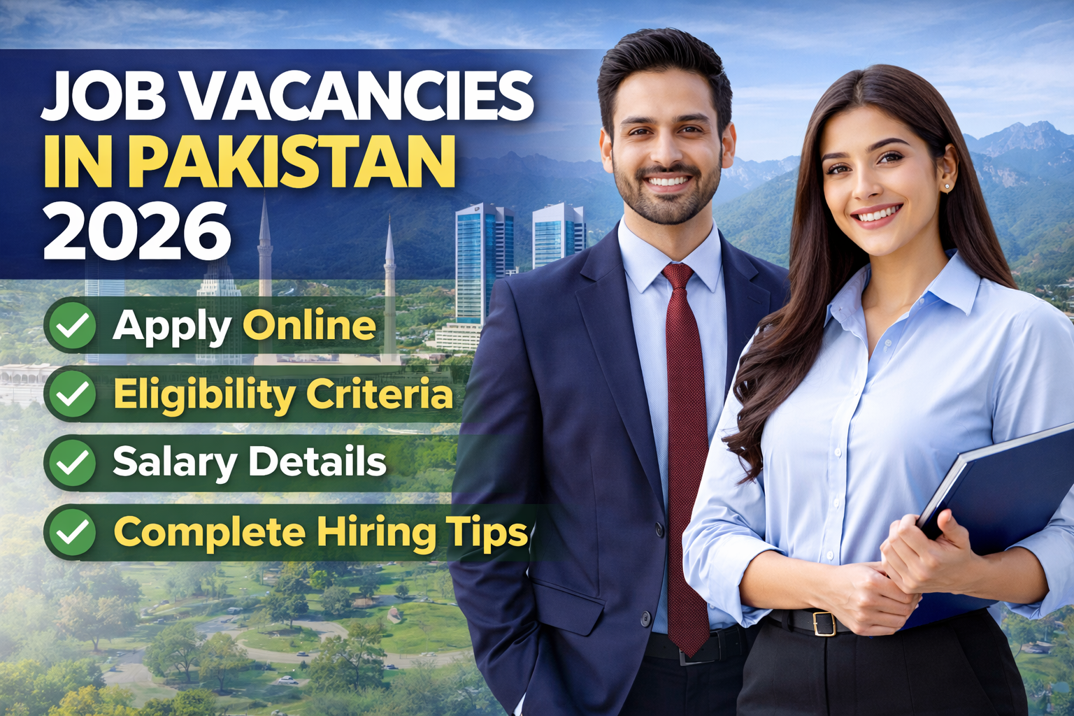 Job Vacancies in Pakistan 2026 – Apply Online, Eligibility, Salary, and Hiring Tips for Government and Private Jobs