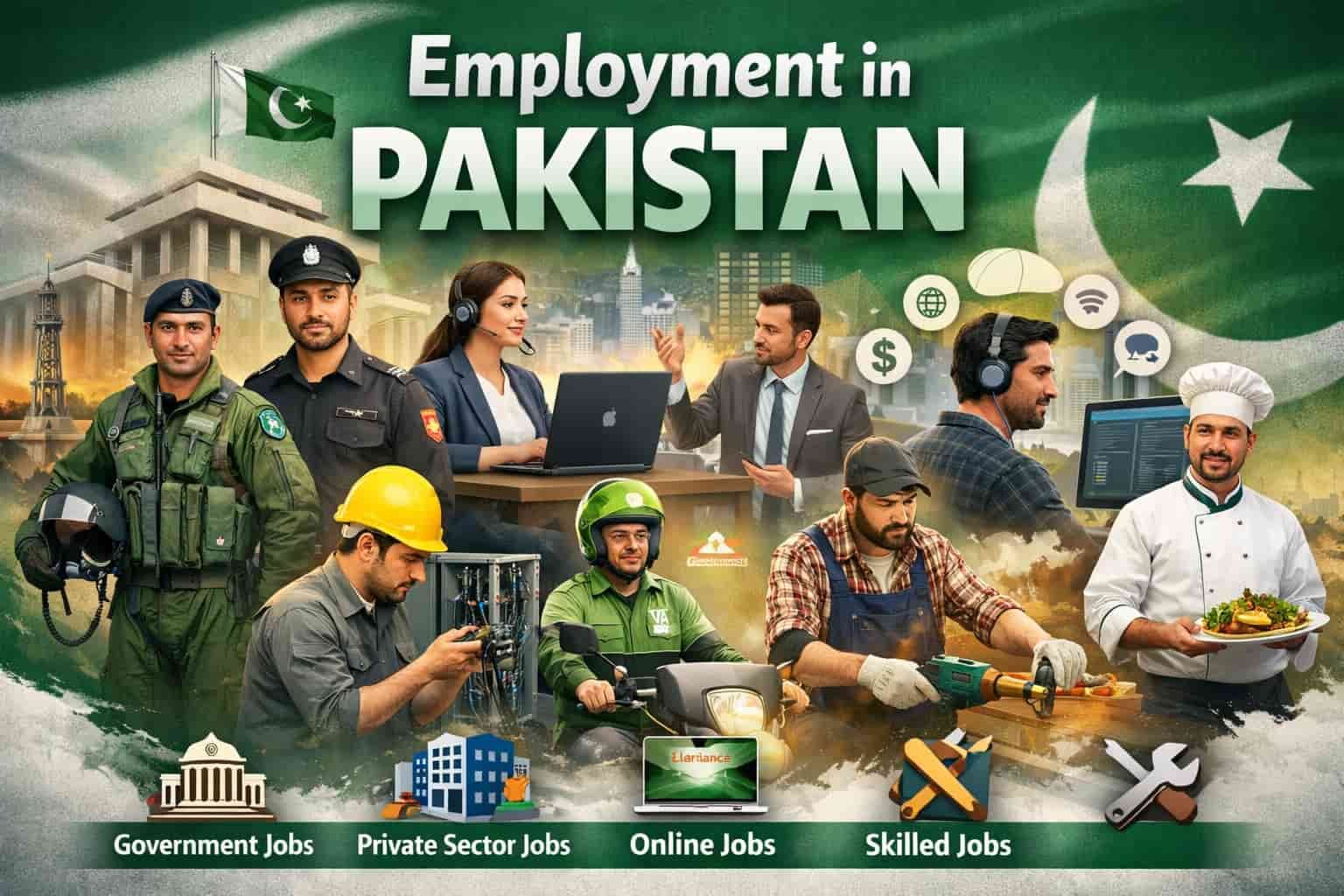 Employment Pakistan 2026 government jobs hiring guide showing eligibility criteria salary package and how to apply online for public sector jobs in Pakistan
