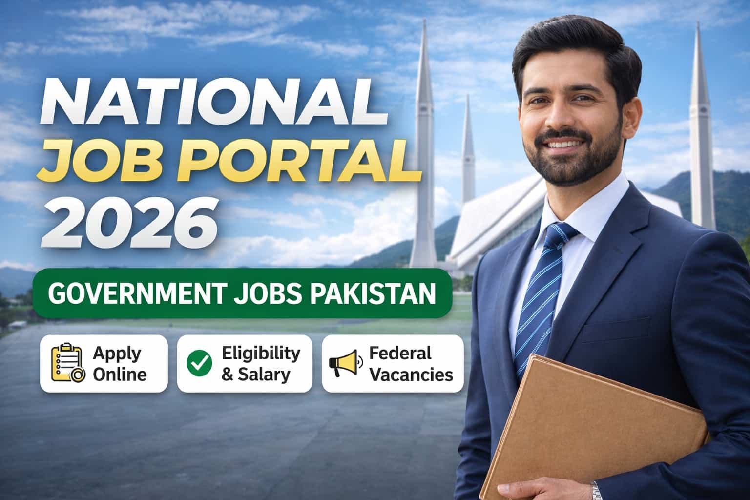 Official National Job Portal 2026 government jobs in Pakistan apply online platform