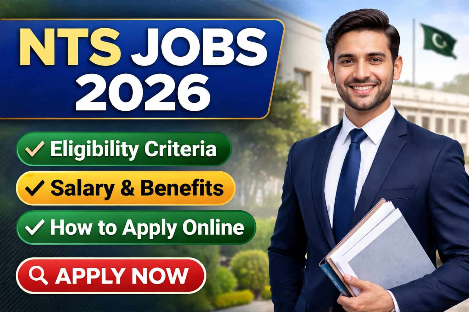 NTS Jobs 2026 Pakistan apply online eligibility salary guide thumbnail