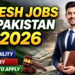 Fresh jobs in Pakistan 2026 thumbnail showing eligibility salary and how to apply guide