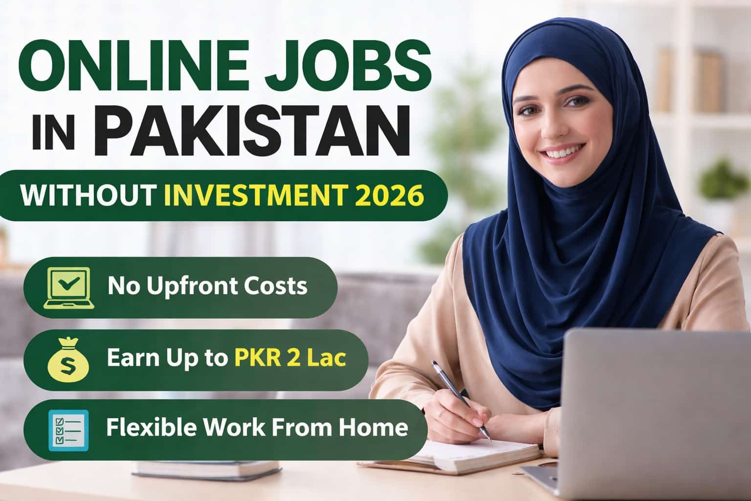 Online jobs in Pakistan without investment 2026 work from home opportunities for students and freelancers