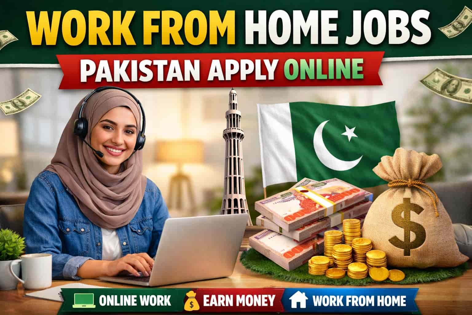Work from home jobs Pakistan apply online 2026 remote online job opportunities for Pakistani students and professionals