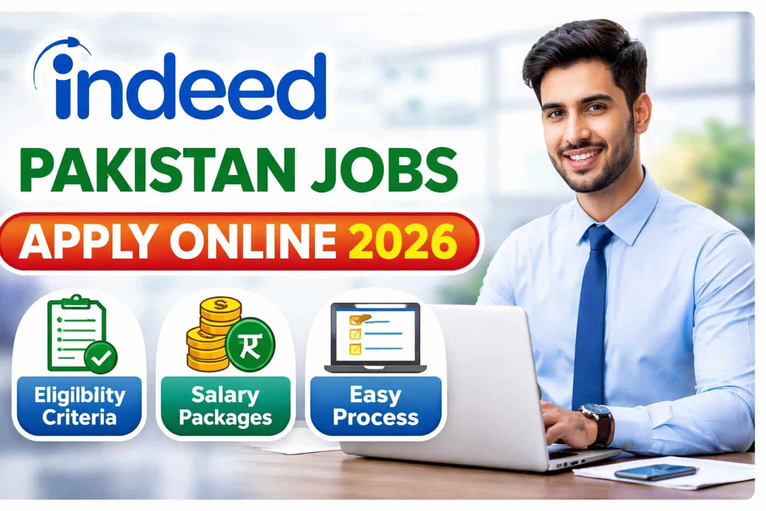 Indeed Pakistan jobs apply online guide 2026 showing job search and application process for jobs in Pakistan